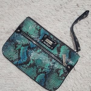 Turquoise wristlet